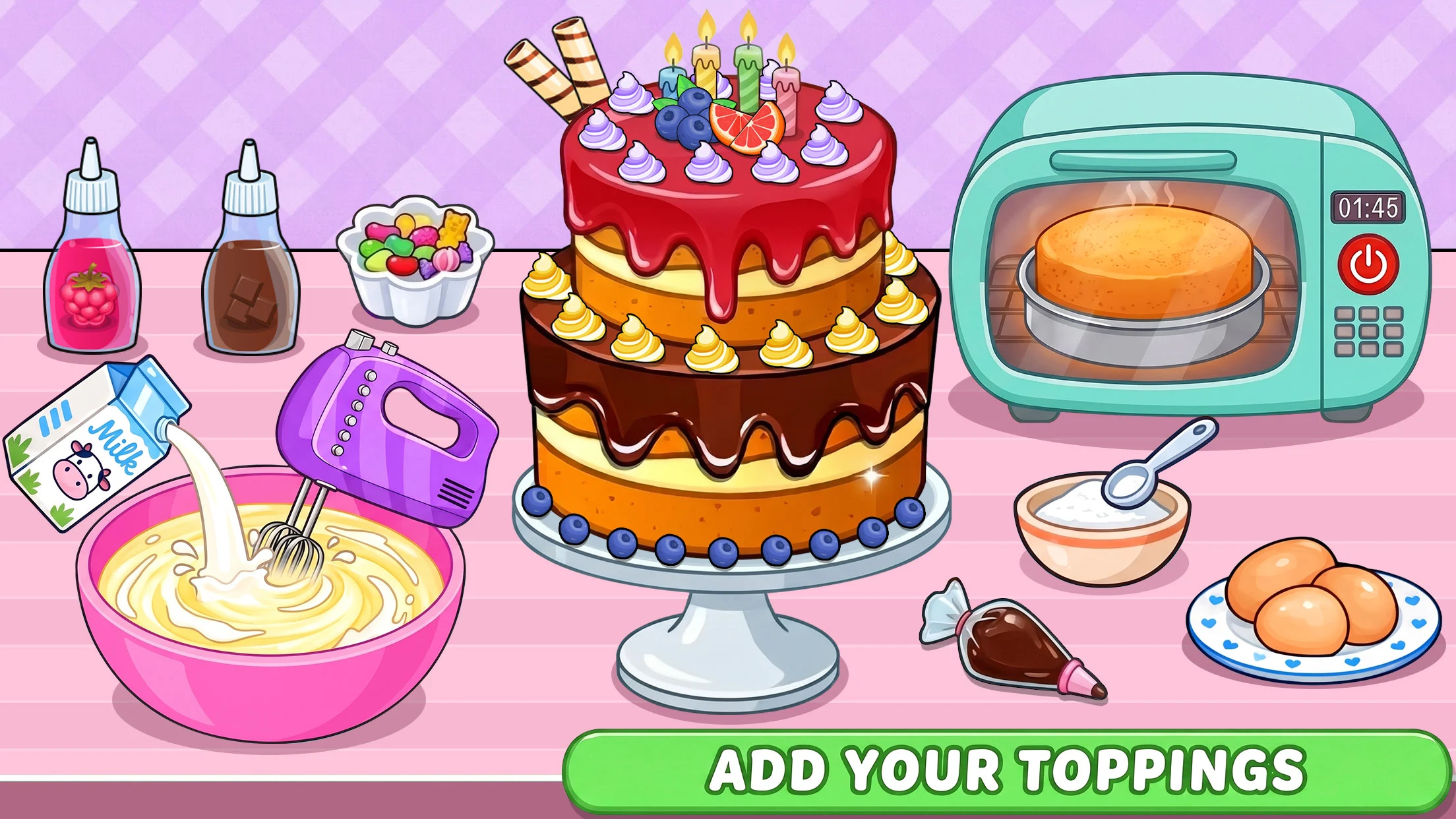 Kitchen Set Cooking Bake Time screenshot